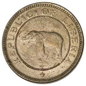 Liberia ½-CENT (KM10)
