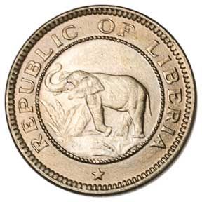 Liberia ½-CENT (KM10a)