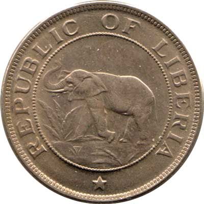 Liberia 2-CENTS (KM12a)